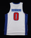 Andre Drummond Signed Detroit Pistons Jersey (Beckett) 2xNBA All-Star 2016, 2018