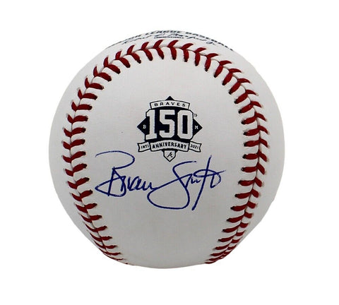 Brian Snitker Signed Atlanta Braves Rawlings 150th Anniversary Edition Baseball