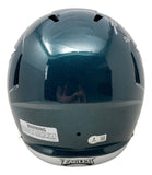 Brent Celek Signed Philadelphia Eagles Speed Replica Helmet SB LII Champs BAS