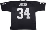 RAIDERS BO JACKSON AUTOGRAPHED AUTHENTIC M&N THROWBACK JERSEY XXL BECKETT 230005
