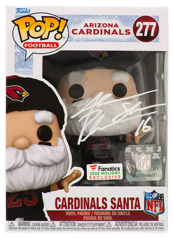 Jim Plummer Signed Cardinals Santa Funko Pop Doll #277 w/Snake - (SCHWARTZ COA)