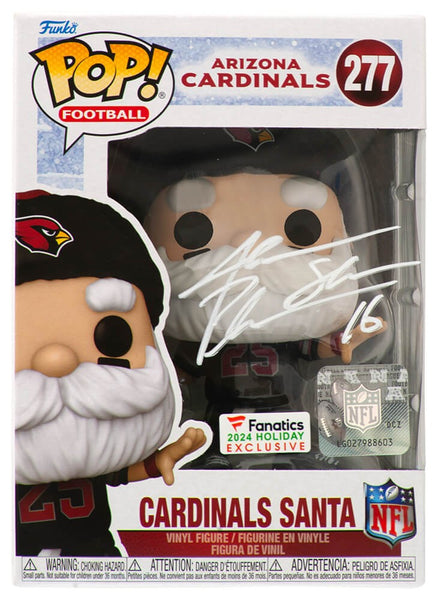 Jim Plummer Signed Cardinals Santa Funko Pop Doll #277 w/Snake - (SCHWARTZ COA)