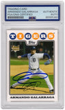 Armando Galarraga Signed Tigers 2008 Topps Update RC Baseball Card #UH153 -(PSA)