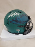 COOPER DEJEAN SIGNED PHILADELPHIA EAGLES RAVE SPEED MINI HELMET FANATICS COA