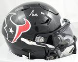 Kayshon Boutte Autographed Houston Texans Mid-Size SpeedFlex Helmet - Beckett W
