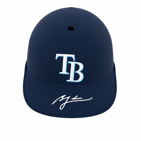 Ben Zobrist Signed Tampa Bay Rays Souvenir Replica Batting Helmet (SCHWARTZ COA)