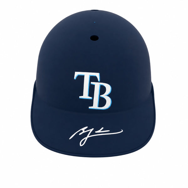 Ben Zobrist Signed Tampa Bay Rays Souvenir Replica Batting Helmet (SCHWARTZ COA)