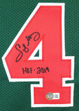 Sidney Moncrief "HOF 19" Authentic Signed Green Pro Style Jersey BAS Witnessed