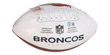 John Lynch Signed Denver Broncos Logo Football (Beckett) Super Bowl XXXVII Champ