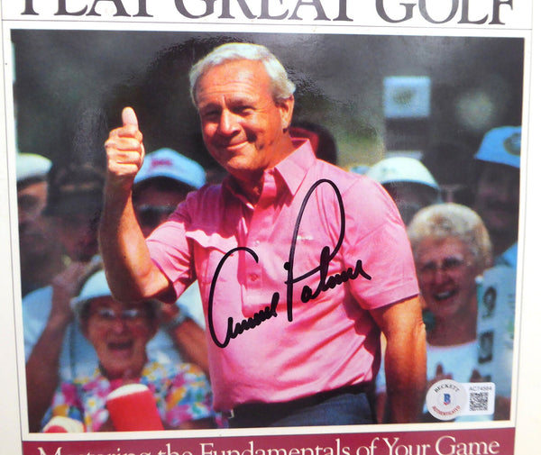 Arnold Palmer Autographed Signed Book Beckett BAS QR #AC74564