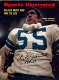 Lee Roy Jordan Signed Magazine Cowboys Sports Illustrated 12/18/1972 BAS 50705