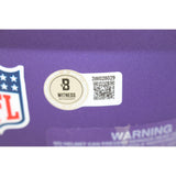 Justin Jefferson Autographed Minnesota Vikings Authentic Helmet Beckett 51023