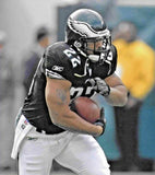 Duce Staley Signed Philadelphia Eagles Black Jersey (TriStar Holo) Super Bowl XL