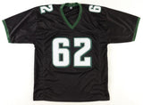 Jason Kelce Signed Philadelphia Eagles Black Jersey (JSA COA) 7xPro Bowl Center