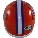 Emmitt Smith Autographed/Signed Florida Gators Mini Helmet Beckett Witness 58225