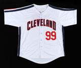 Charlie Sheen Signed "Major League" Cleveland Indians Jersey (Beckett Holo)