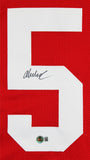 Abdul Carter Signed New York Giants Alternate Jersey (Beckett) #3 Overall Pck 25