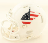 Geno Smith Signed West Virginia Mountaineers Speed Mini Helmet (Beckett QR)