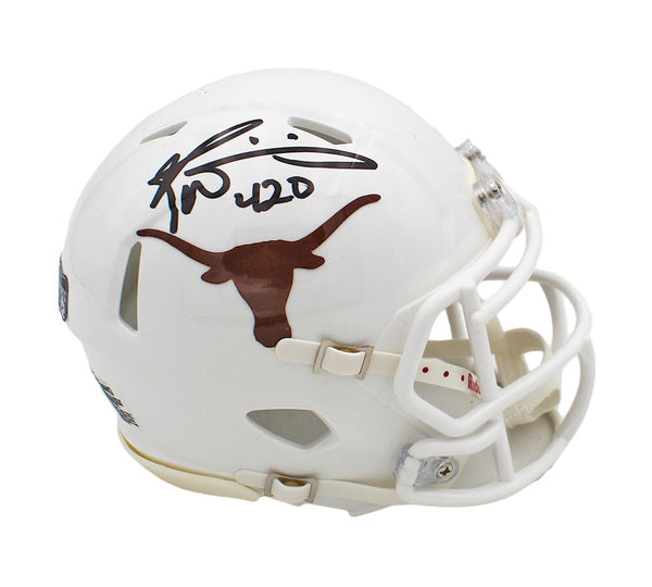 Ricky Williams Signed Texas Longhorns Speed NCAA Mini Helmet with "420" Insc
