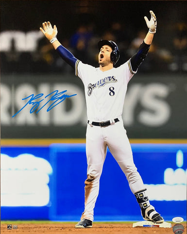Brewers 07 ROY '11 NL MVP & All Star RYAN BRAUN Signed 16x20 Photo #9 AUTO - JSA