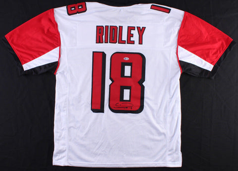 Calvin Ridley Signed Falcons Jersey (Beckett COA) Atlanta 1st Rd Pick 2018 Draft
