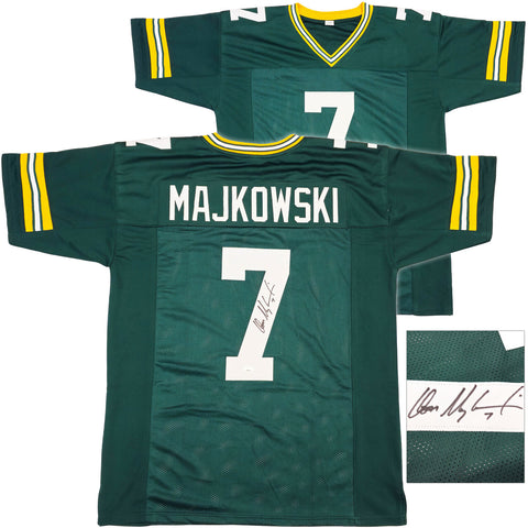 GREEN BAY PACKERS DON MAJKOWSKI AUTOGRAPHED GREEN JERSEY JSA STOCK #234514