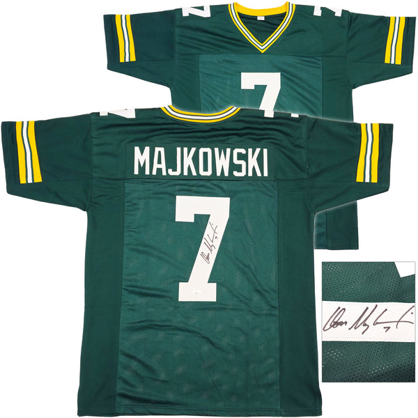 GREEN BAY PACKERS DON MAJKOWSKI AUTOGRAPHED GREEN JERSEY JSA STOCK #234514