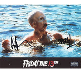 Ari Lehman Signed Friday the 13th Unframed 8x10 Emerging from Water Photo - Insc