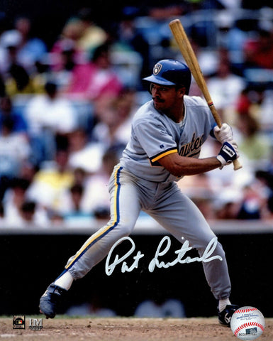 Brewers 1992 AL ROY Infielder PAT LISTACH Signed 8x10 Photo #1 AUTO
