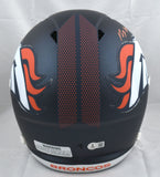 Bo Nix Autographed Denver Broncos F/S Speed Helmet- Beckett W Hologram *Orange
