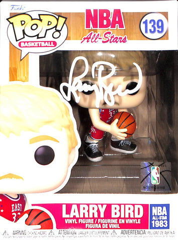 Larry Bird Autographed/Signed Funko Pop! All Star #139 Beckett 42037