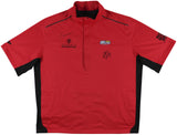 John Daly Authentic Signed Match Worn Red Nike Quarter Zip Shirt BAS #BH00323