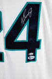 Ken Griffey Jr. Autographed Seattle Mariners Jersey -- BAS COA