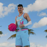 Tyler Herro Heat Signed Miami Vice Specialty Style Jersey (Players Ink) Kentucky