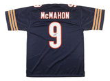 Jim McMahon Chicago Signed Navy Football Jersey JSA QR