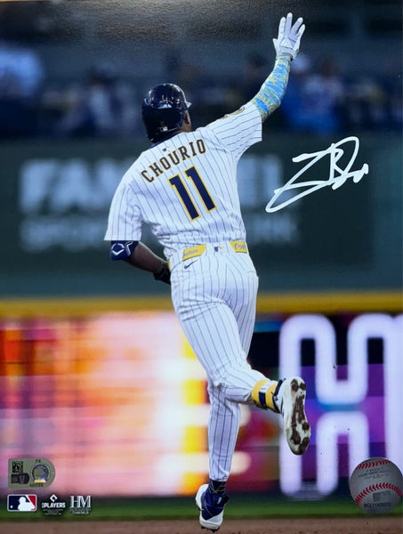 JACKSON CHOURIO - Milwaukee Brewers MLB - Signed 8x10 Photo #5 AUTO - MLB