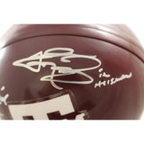 Johnny Manziel John David Crow Autographed Texas A&M Mini Helmet Beckett 58243