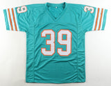 Larry Csonka Signed Miami Dolphins Jersey (PSA) Super Bowl VIII Champion & MVP