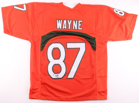 Reggie Wayne Signed Miami Hurricanes Jersey (JSA) Indianapolis Colts Tight End