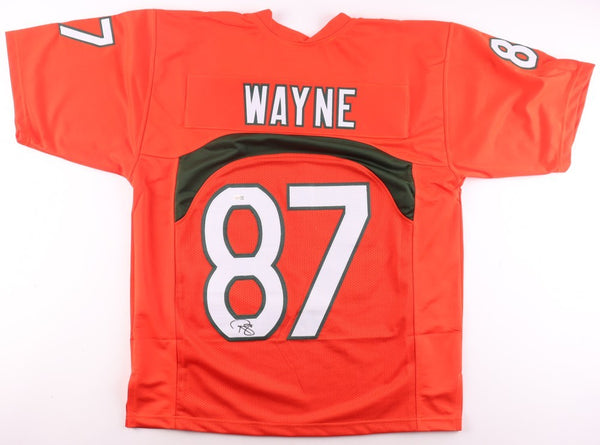 Reggie Wayne Signed Miami Hurricanes Jersey (JSA) Indianapolis Colts Tight End