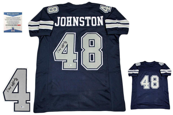 Daryl Moose Johnston Autographed SIGNED Jersey - Beckett Authentic