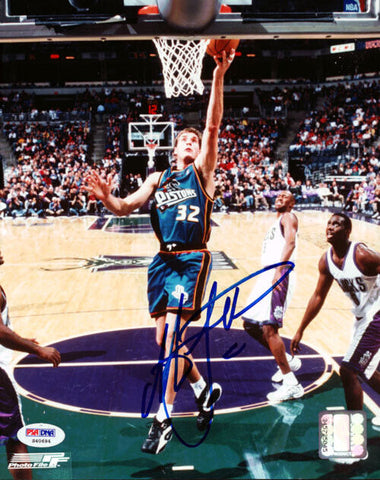 Christian Laettner Autographed Signed 8x10 Photo Detroit Pistons PSA/DNA #S40694