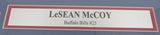 LeSean McCoy Buffalo Bills Autographed/Signed 16x20 Photo Framed JSA 135694