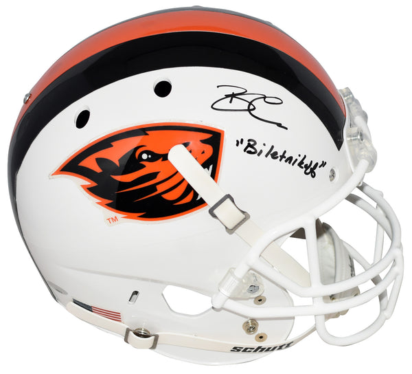 BRANDIN COOKS SIGNED OREGON STATE BEAVERS WHITE FULL SIZE HELMET TRISTAR