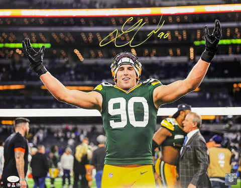 Packers 1st Round Pick LUKAS VAN NESS Signed 16x20 Photo #2 AUTO - JSA