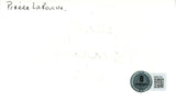 Pierre Larouche Autographed New York Rangers Index Card Beckett 45274