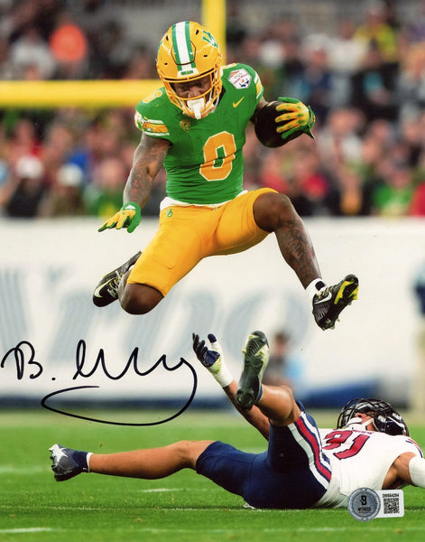 BUCKY IRVING AUTOGRAPHED OREGON DUCKS 8x10 PHOTO BECKETT