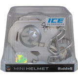 Troy Polamalu Autographed Pittsburgh Steelers Ice Mini Helmet Beckett 56187