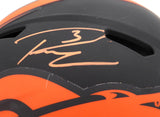 Russell Wilson Autographed Eclipse Full Size Authentic Helmet Broncos Fanatics B