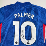 Autographed/Signed Cole Palmer Chelsea FC Blue Soccer Jersey Beckett BAS COA